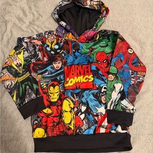 Marvel Comics Kids Hoodie - Red, Blue, Black